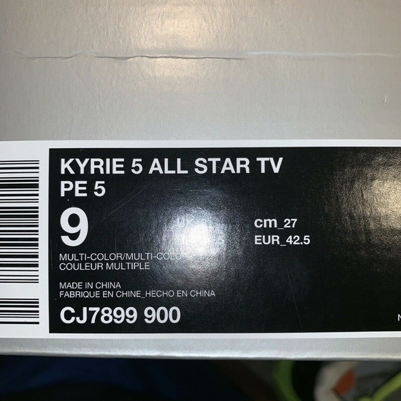 NIKE KYRIE 5 x ROKIT All Star Edition SIZE 9 MEN - Picture 7 of 8